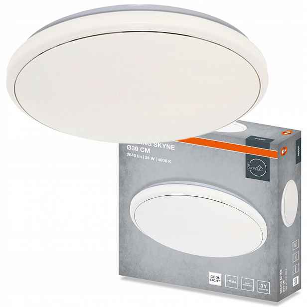 Stropní Svítidlo Led Stropní Svítidlo Nástěnné svítidlo Panel 24W 1680lm 4000K Osram