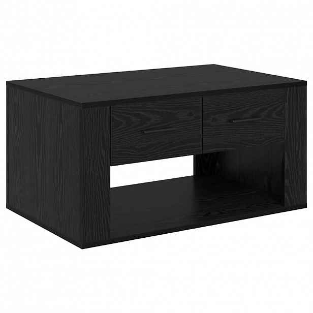 vidaXL Konferenční stolek Černý dub 80 x 50 x 40 cm Kompozitní dřevo