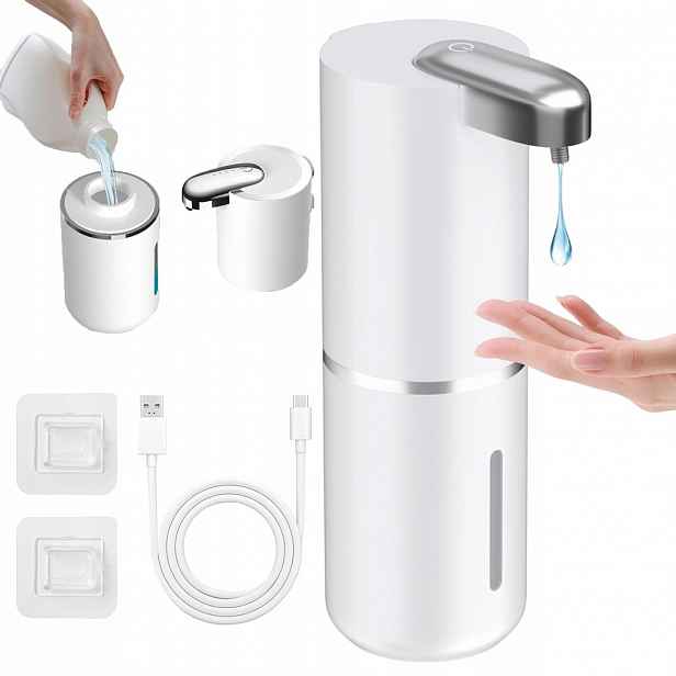 Dávkovač Na Tekuté Mýdlo Bezdotykový Automatický Senzor Dispenser 380 ML