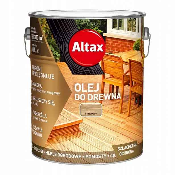 Altax Olej Na Dřevo 10 L Bezbarvý