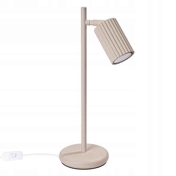 Sollux Moderní stolní lampa taupe 1xGU10 10W Karbon