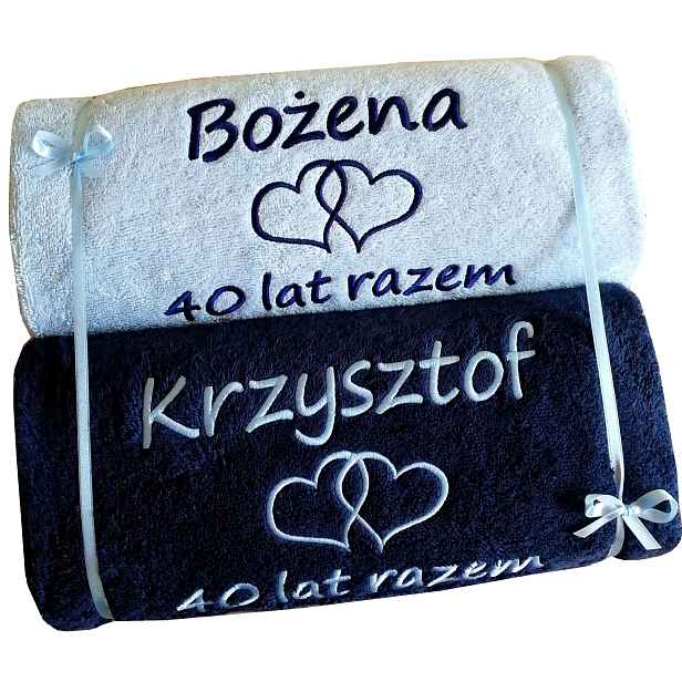 Dárek k Výročí Svatby 10 15 20 25 30 35 40 45 50 60 Jubileum ručníky