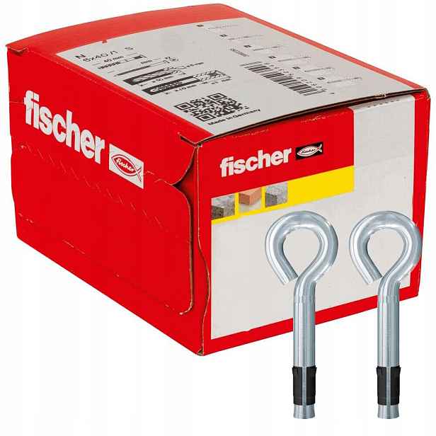 Fischer Hřebíková kotva Fna II 6 x 25 Oe s očkem 50 Ks