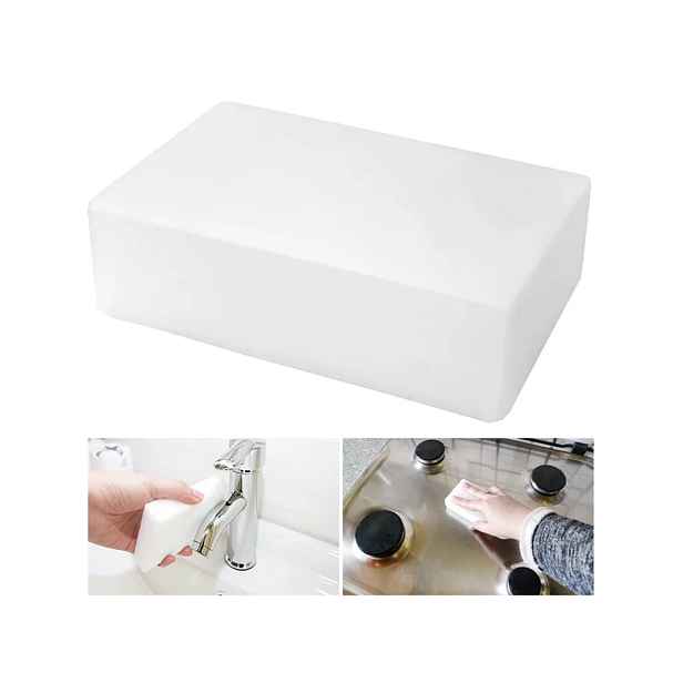 HomePRO 1702 Magická houba, Magická houba 10x7,2x3 cm, bílá