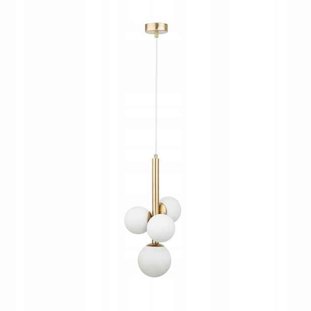 Stropní držák Perla Lux Zlatý Kov 110 cm 4xG9 Vyměnitelný pro Sigma Lighting