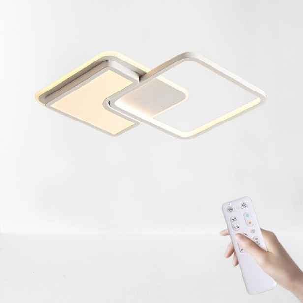 Stropní Svítidlo Lustr Závěsná Lampa Antenlicht Čtvercová Stmívatelná 3000-6500K
