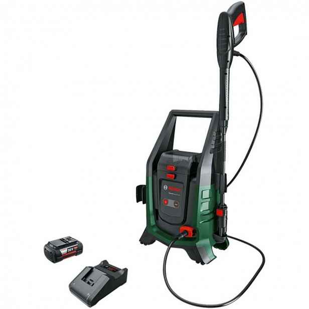 Bosch - 36V AKU vysokotlaká myčka 100 bar, 1x aku 4,0 Ah Li-Ion, nabíječka 06008C7002