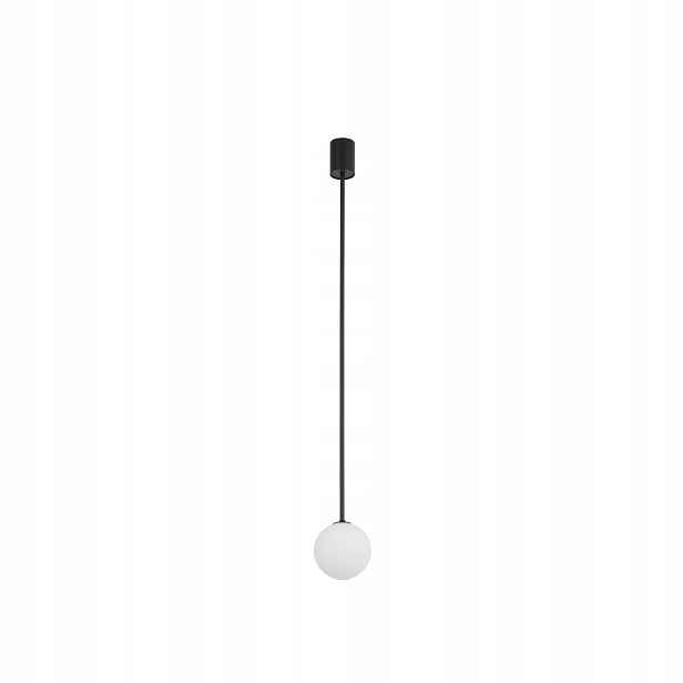 Nowodvorski Kier M Závěsná lampa Černá-Bílá Kula 12W IP20