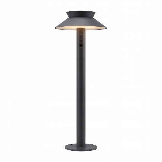 Zahradní sloupkové Led svítidlo Solar Šedá 5W 3000K IP44 Moderní Nordlux