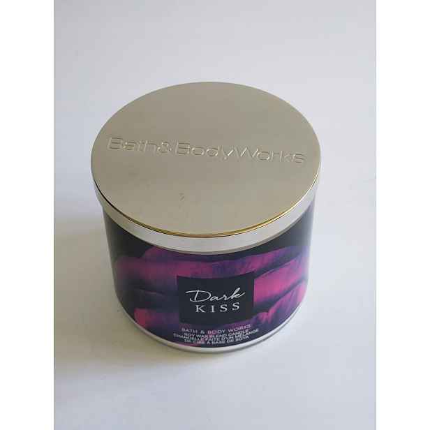Bath & Body Works – Tmavá vonná svíčka (3 knoty) 411 g