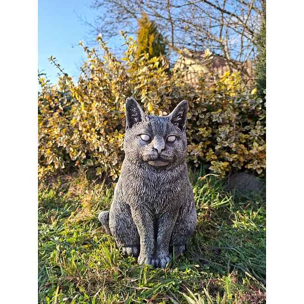 Betonová zahradní figurka Kočka Kotě figurka kočky zahrada