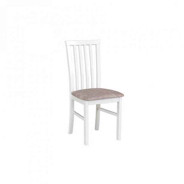Jídelní židle MILANO 1 Bílá Tkanina 12B