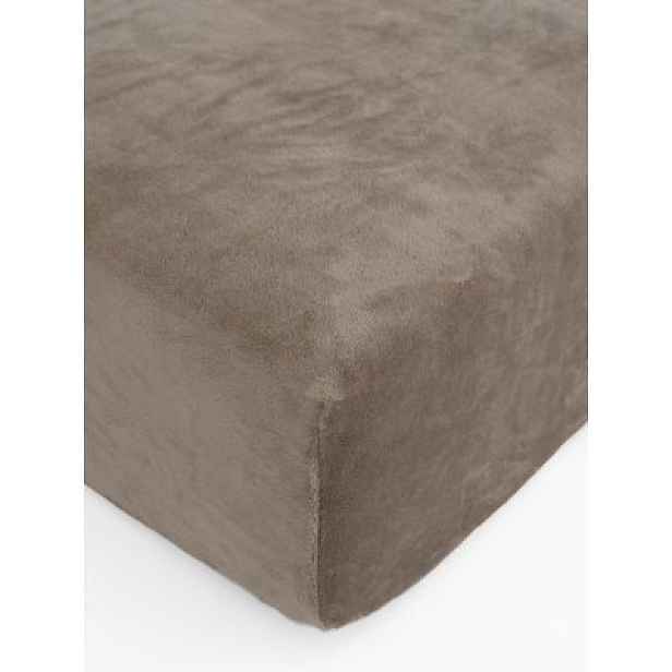MKLuzkoviny.cz Prostěradlo mikroplyš Deluxe 200 x 200 cm - šedohnědé