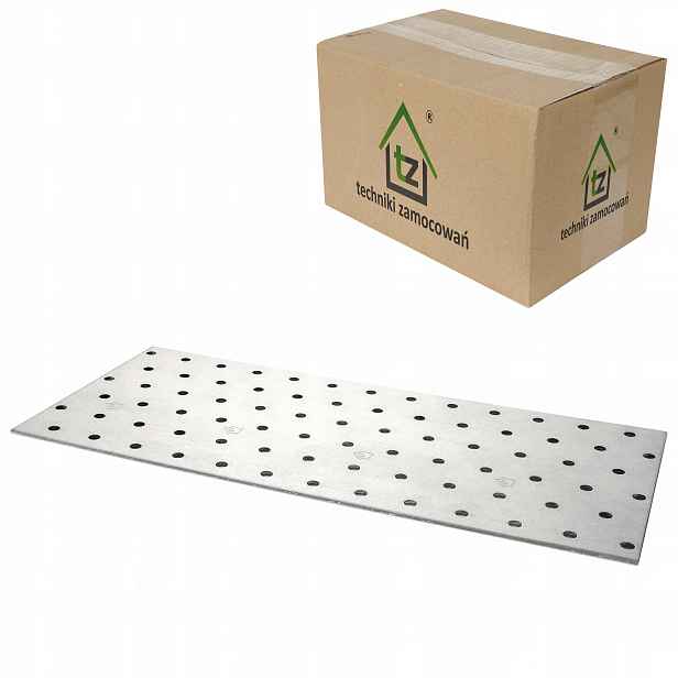 Perforované destičky 120x260 x 2 mm 50 ks Tesařské spojky ploché PP20