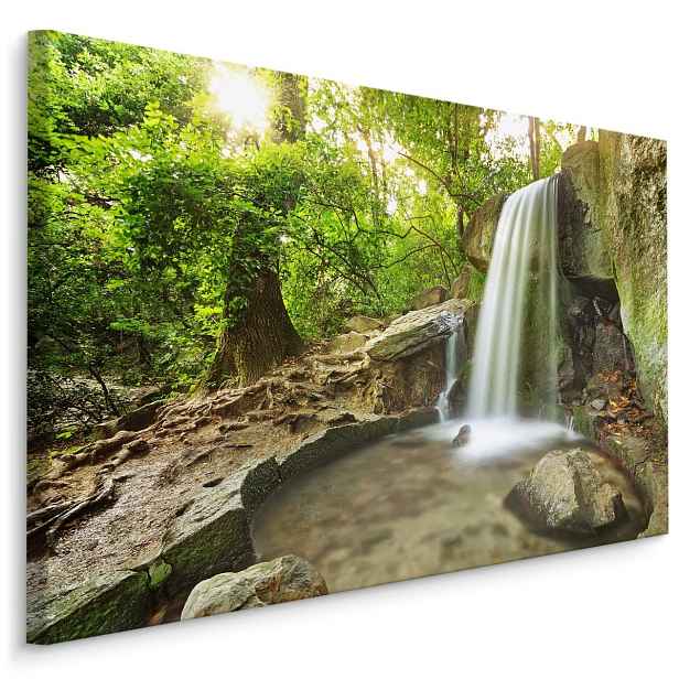 Plátno Vodopád V 3D Lese Varianta: 40x30