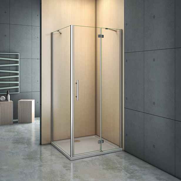 Stacato NYMPHA LINE SPRCHOVÁ ZÁSTĚNA ČTVEREC/OBDÉLNÍK - DVEŘE S BOČNÍ STĚNOU dveře x boční stěna: 900x800mm