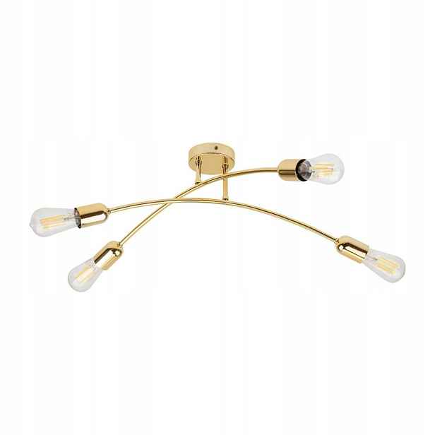 Stropní Svítidlo Moderní Zlatá Styl Hampton Helix Gold 4688 Tk Lighting