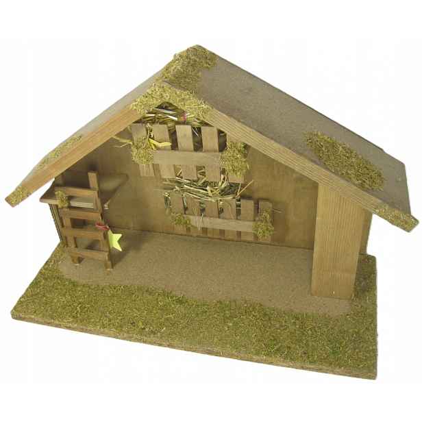 Vánoční betlém 40x17x26 cm, pro figurky 10 cm