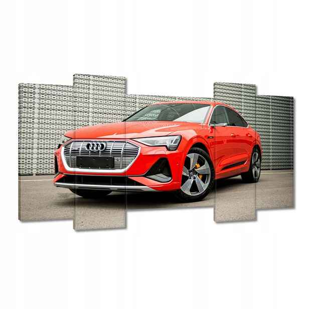 Obrazy 120x65 Červené Audi e-tron