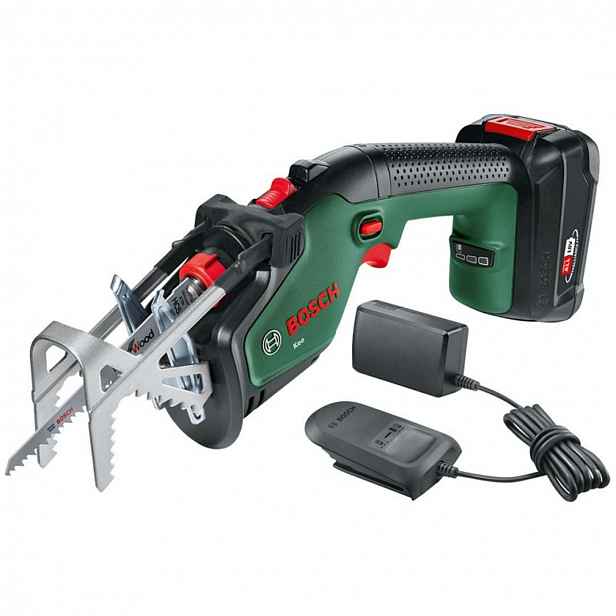 Bosch - 18V AKU mečová pila, 1x aku 2,0 Ah Li-Ion, nabíječka 0600861A00