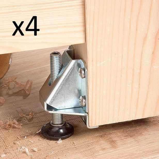 Nastavitelné patky pro stoly a stroje 4ks
