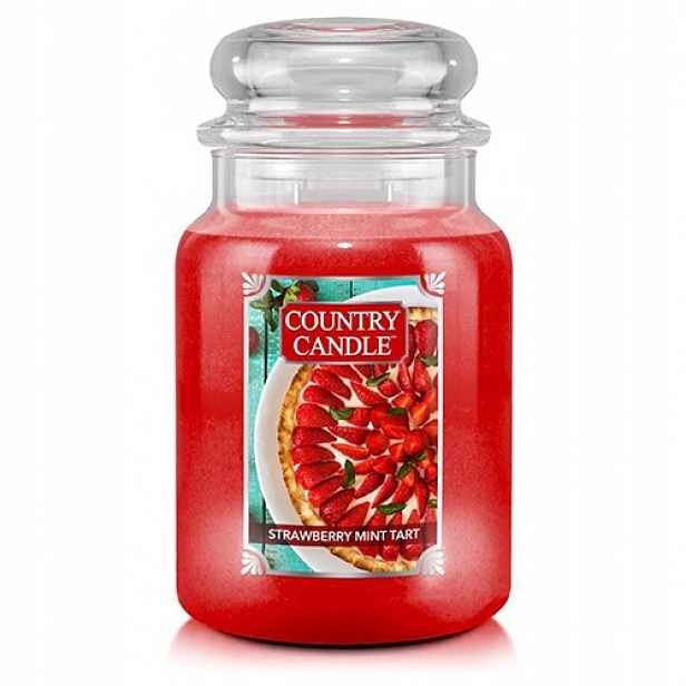 Vonná svíčka parafínová Strawberry Mint Tart Country Candle