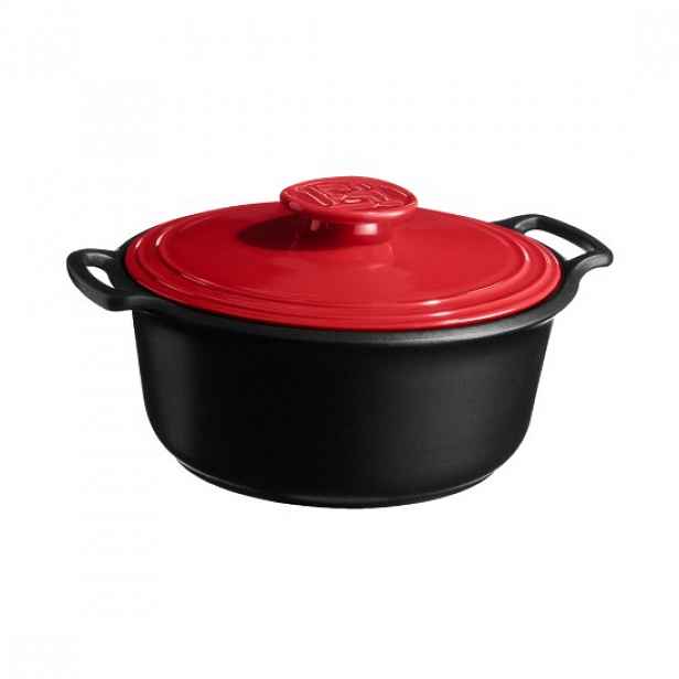Keramický hrnec Cocotte, 28,5 cm/4 l, "Sublime +", Burgundy - Emile He