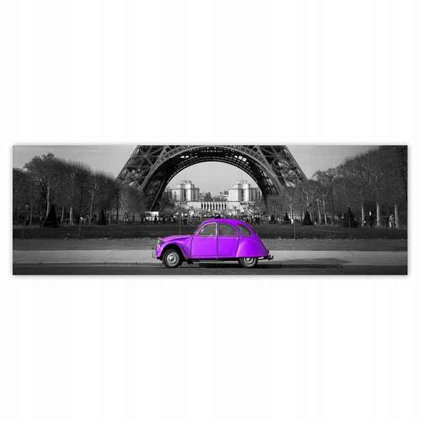 Plakáty 200x66 Fialová Citroen Věž