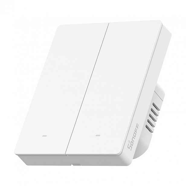 Vypínač světla Sonoff ZBM5-2C-80W Zigbee 2-kanálový
