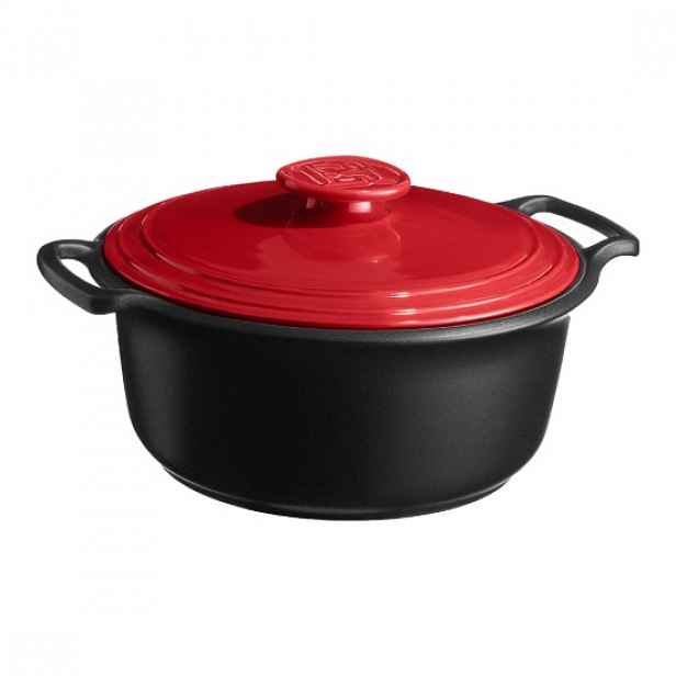 Keramický hrnec Cocotte, 31 cm/5,5 l, "Sublime +", Burgundy - Emile He
