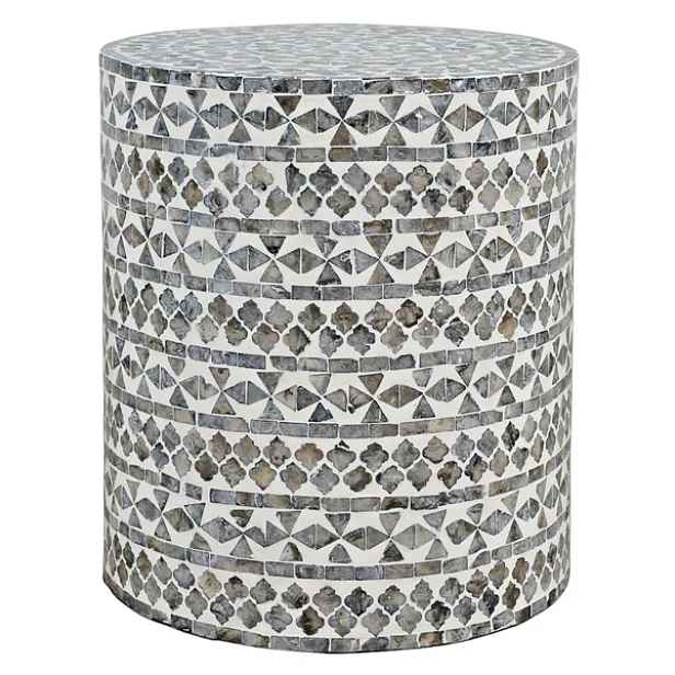 LivinHill Odkládací stolek Avola 40 cm šedý II
