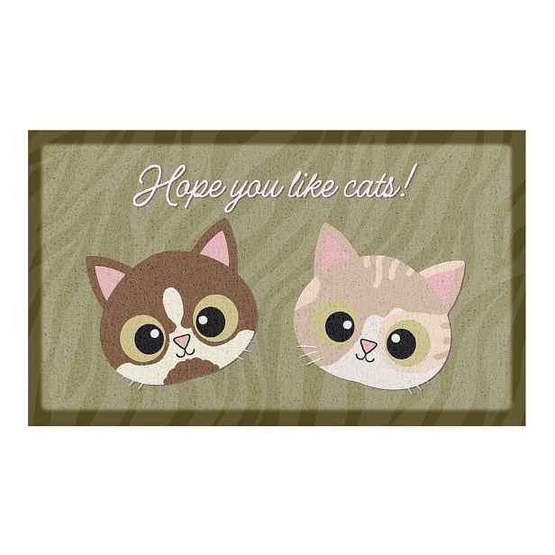 Rohožka 40x70 cm Hope You Like Cats – Artsy Doormats