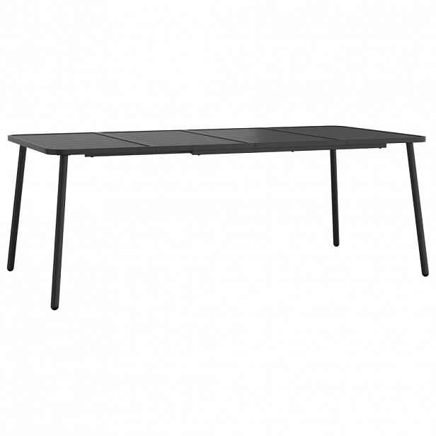 vidaXL Zahradní stolek antracitový 200 x 100 x 71 cm ocel
