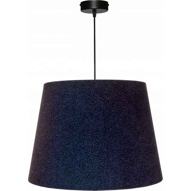 Závěsná lampa Zwis E27 Tmavě modrá Zlaté Stínidlo Kužel 30x40 h28 Arezzo
