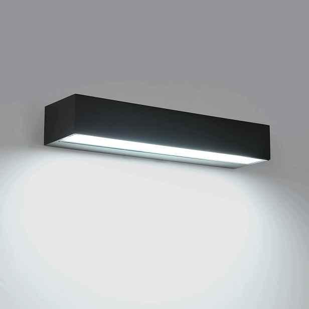 Nástěnné svítidlo Led venkovní černé vodotěsné 16W 6500K IP65
