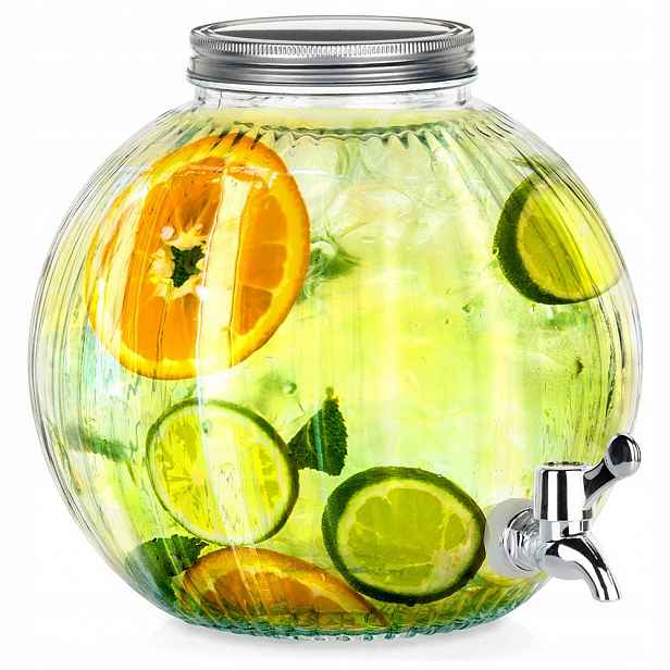 Sklenice na nápoje s kohoutkem, 5,5 l