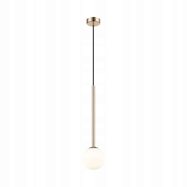 Závěsná skleněná lampa Arcturus zlato-bílá 1xG9 Zuma Line