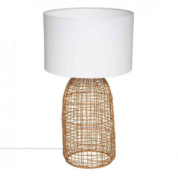 AKCE Ratanová stolní lampa KARLA II. jakost