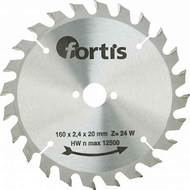 Pilový kotouč Hw Hw 160 x 2,4 x 20 mm 20 zubů Fortis