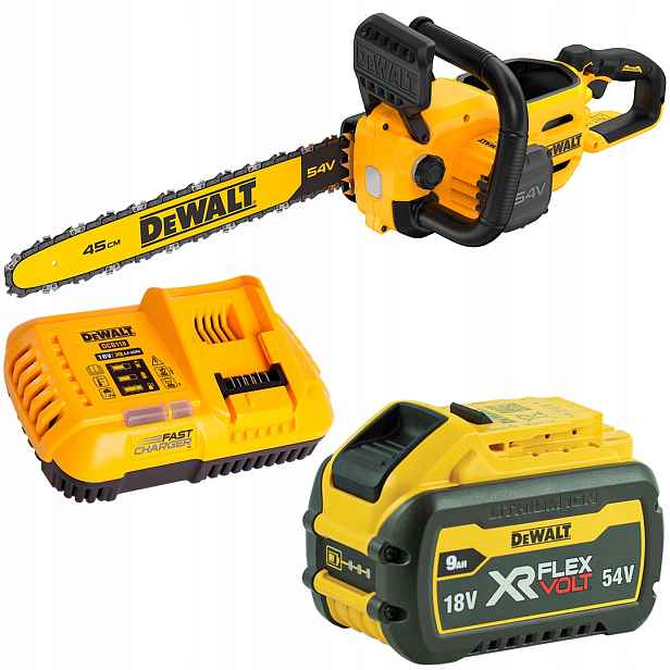 Řetězová pila 54V 45 cm 1x9 Ah DeWALT DCMCS574X1