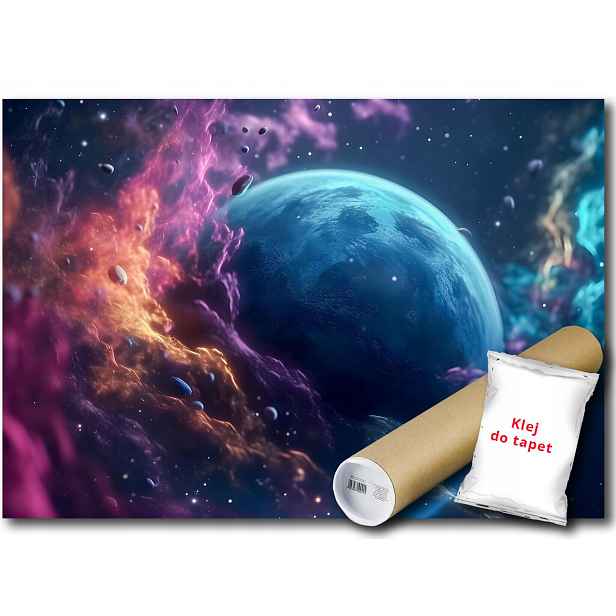 Vliesová fototapeta Vesmír Planeta Obloha 254x184