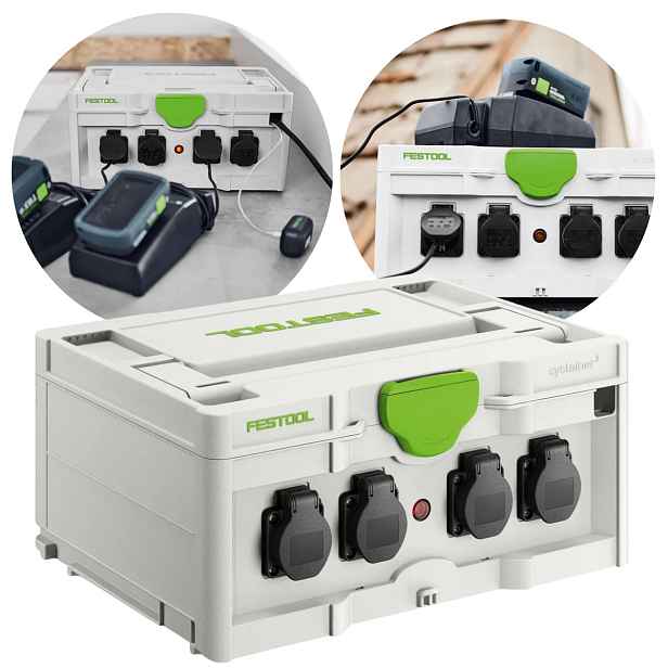 Festool 578573 2500W 10m SYS3-PH M 187 Be/cz/fr/sk Buben Rozdělovač Proudu