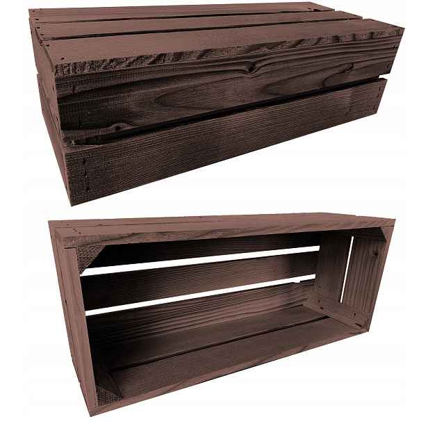 Sada 2 boxů 50x20x15 cm|Bosnové boxy|Palisandr|KOMPLET Boxů