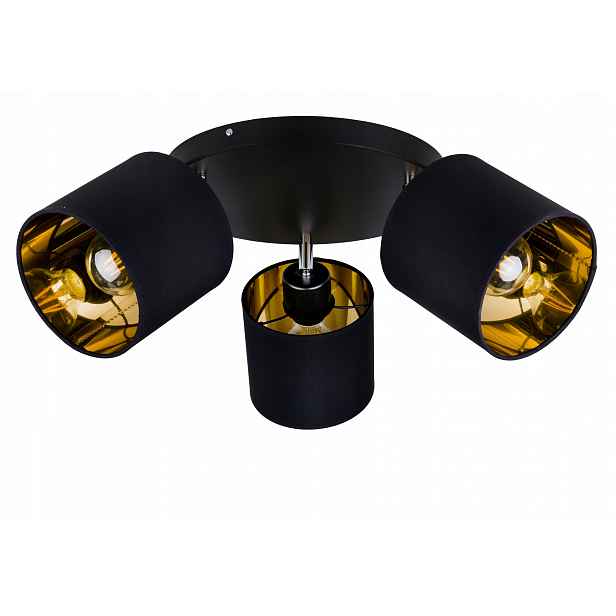 Lampa stropní svítidlo pohyblivý lustr sufiová Abażur zlatá