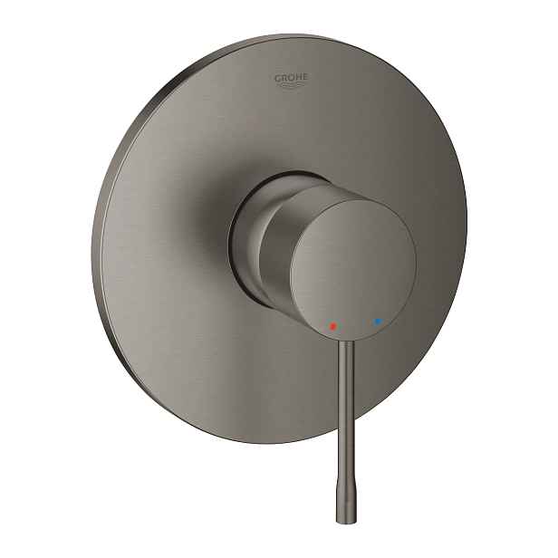 Baterie podomítková Grohe Essence bez přepínače kartáčovaný Hard Graphite 24168AL1