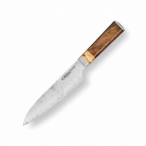 Nůž Dellinger Manmosu Utility 130 mm Damašek AUS-10