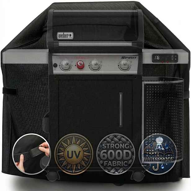 Prémiový obal pro Weber Spirit EPX-325S: voděodolný, Uv ochrana