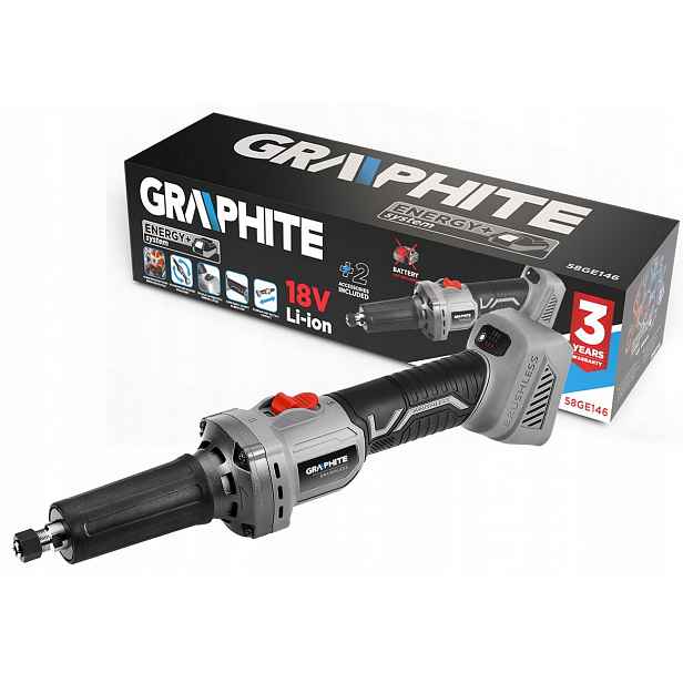 Přímá bruska bezuhlíková Energy+ 18V bez baterie Graphite