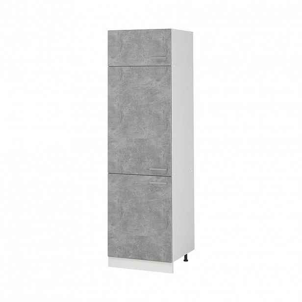 Vicco VYSOKÁ SKŘÍŇ R-Line, Beton/Bílá, 60 cm