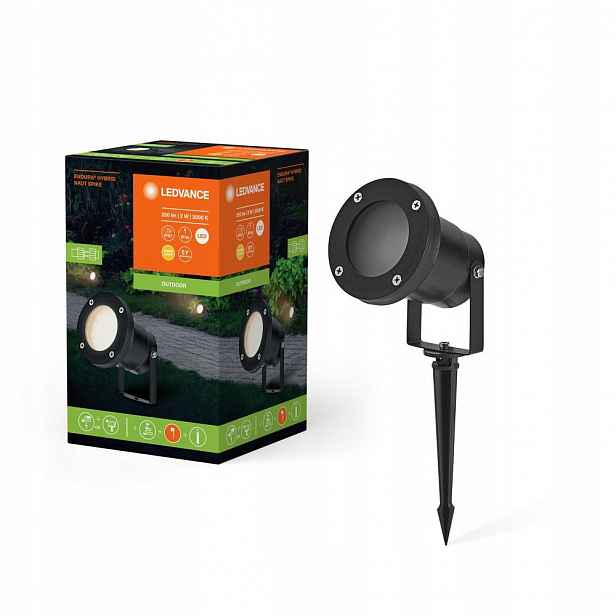 Zahradní venkovní Led lampa Solární zapichovací reflektor 2W IP44 Ledvance